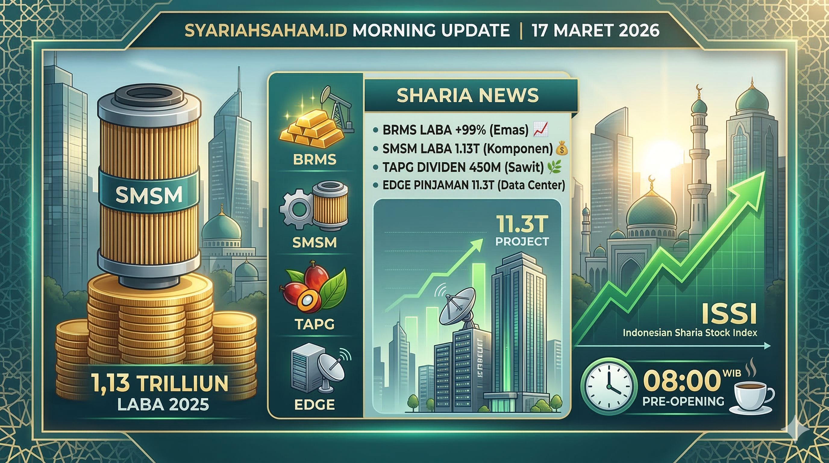 Laba Emiten 2025: Panen  SMSM hingga Lonjakan BRMS Cuan 99 Persen