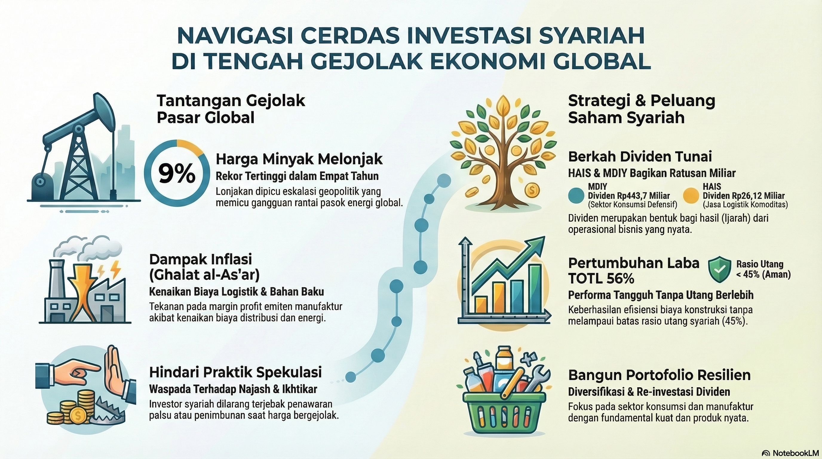 Emiten Saham Syariah: Guncangan Harga Minyak Dunia &amp; Panen Dividen
